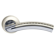 Ручка раздельная R.LD54.Libra26 (Libra LD26) SN/CP-3 матовый никель/хром TECH (кв. 8х140)