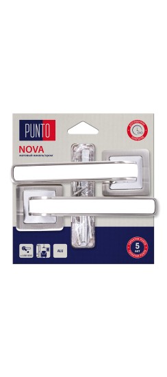 Ручка раздельная LM/A K.QR52.NOVA/HD SN/CP-3 матовый никель/хром