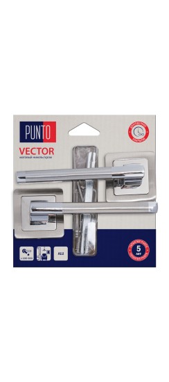 Ручка раздельная LM/A K.QR52.VECTOR/HD SN/CP-3 матовый никель/хром