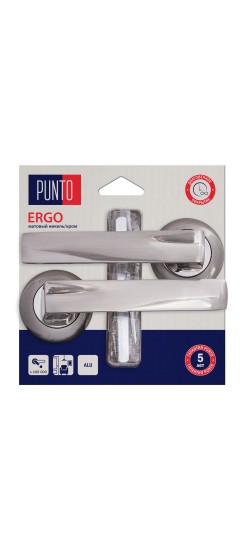 Ручка раздельная LM/A R.TL54.ERGO/HD SN/CP-3 матовый никель/хром