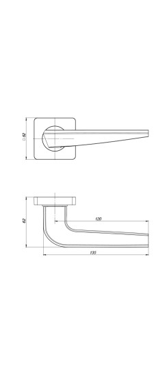 Ручка раздельная K.ZQ51.BIO (BIO ZQ) GR-23 графит