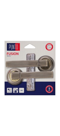 Ручка раздельная LM/A R.TL54.FUSION/HD ABG-6 бронза