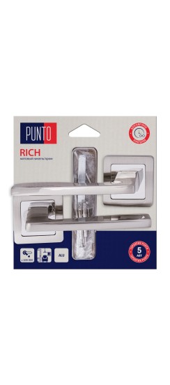 Ручка раздельная LM/A K.QR52.RICH/HD SN/CP-3 матовый никель/хром