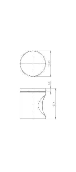 Ручка раздельная R.ART52.BALANCE MWSC-33 итальянский тисненый