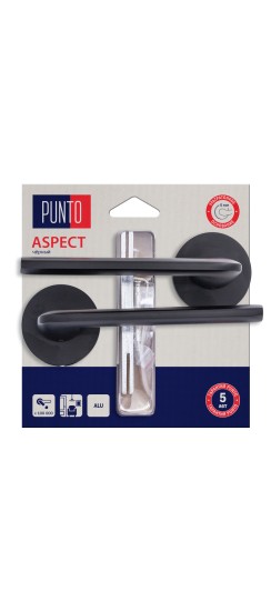 Ручка раздельная LM/A R.RS52.ASPECT/HD BL-24 черный