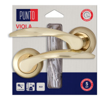 Ручка раздельная LM/A R.TL54.VIOLA/HD SG/GP-4 матовое золото/золото