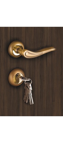 Ручка раздельная R.RM54.MELODY (MELODY RM) AB/GP-7 бронза/золото