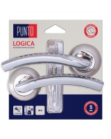 Ручка раздельная LM/A R.TL54.LOGICA/HD SN/CP-3 матовый никель/хром