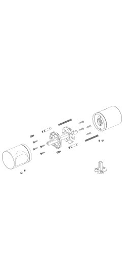 Ручка раздельная R.ART52.BALANCE MWSC-33 итальянский тисненый