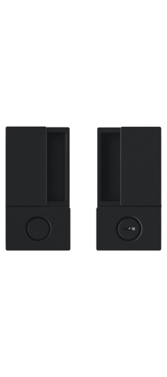 B30002.00.93 Ручка WAVE под WC (черный), для распашных дверей