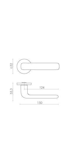 Ручка раздельная R.SLR52.PRIDE BL-24 черный