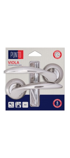 Ручка раздельная LM/A R.TL54.VIOLA/HD SN/CP-3 матовый никель/хром