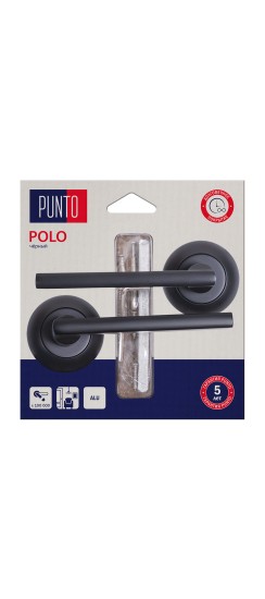 Ручка раздельная LM/A R.TL54.POLO/HD BL-24 черный