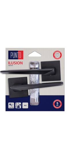 Ручка раздельная LM/A K.QS52.ILUSION/HD BL-24 черный