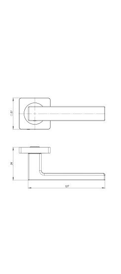 Ручка раздельная K.JK51.OPTIMA (OPTIMA JK) BL-24 черный