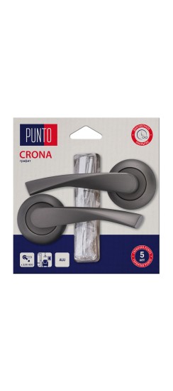 Ручка раздельная LM/A R.TL54.CRONA/HD GR-23 графит