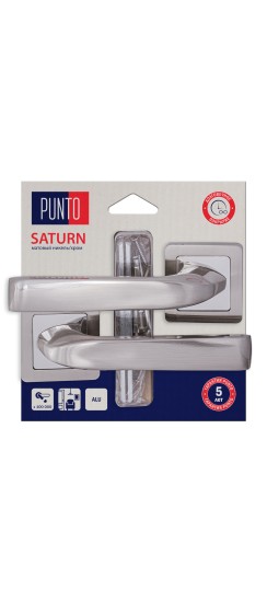 Ручка раздельная LM/A K.QR52.SATURN/HD SN/CP-3 матовый никель/хром