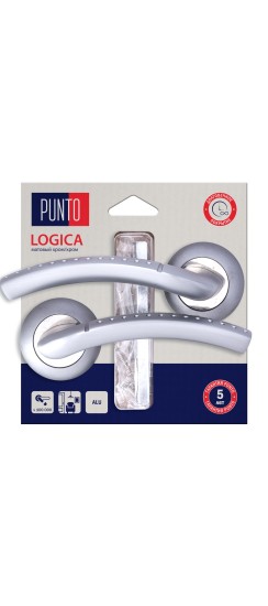 Ручка раздельная LM/A R.TL54.LOGICA/HD SC/CP-16 матовый хром/хром