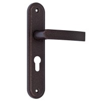 Ручка дверная для ЗВ4 НР0901 (плоская) медный антик