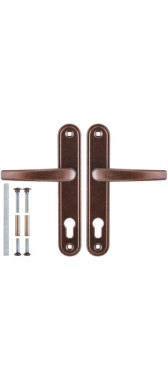 Ручка дверная 4132 Вега (медный антик) /124:1:54(2474)/