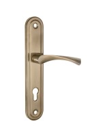 Ручка на планке HANDLE90.CRONA.04-85 (P90 8504 CRONA) AB бронза