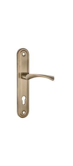 Ручка на планке HANDLE90.CRONA.04-85 (P90 8504 CRONA) AB бронза