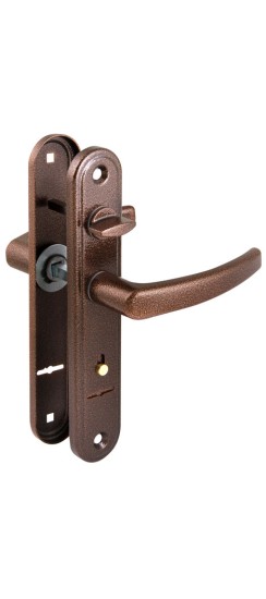 Ручка дверная 4112 Вега (антик) /124:1:90(2474)/