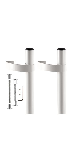 Ручка дверная офисная PH31/500.02 500мм RAL9016 белый