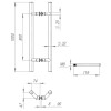Ручка-скоба PULL.PH32/1000.45 INOX 304 (PH-45-32/1000-INOX)