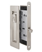 Защелка с ручками для раздвижных дверей SH.URB153.KIT011-BK (SH011 URB) SN-3 матовый никель