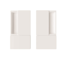 B30000.01.FM Ручка WAVE без запирания (белый), для раздвижных дверей ПОДХОДИТ К TOUCH