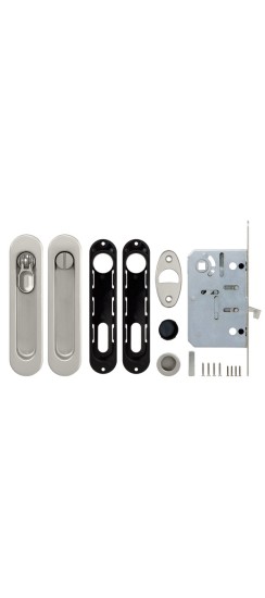 Набор для раздвижных дверей SH.LD152.KIT011-BK (SH011-BK) SN-3 матовый никель