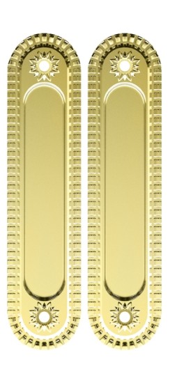 Ручка для раздвижных дверей SH.CL152.010 (SH010/CL) GOLD-24 золото 24К