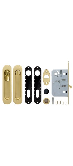 Набор для раздвижных дверей SH.LD152.KIT011-BK (SH011-BK) SG-1 матовое золото