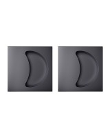 Ручка для раздвижных дверей SH.QUADRO55.010 BPVD-77 вороненый никель