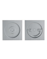 Ручка поворотная для раздвижных дверей SH.QUADRO55.BK8 MWSC-33 итальянский тисненый