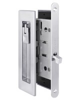 Защелка с ручками для раздвижных дверей SH.URB153.KIT011-BK (SH011 URB) СP-8 хром