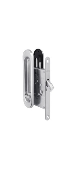 Защелка с ручками для раздвижных дверей SH.SL152.KIT011-BK (Soft LINE SL-011) СP-8 хром