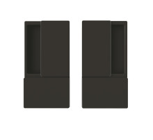 B30000.01.93 Ручка WAVE без запирания (черный), для раздвижных дверей ПОДХОДИТ К TOUCH