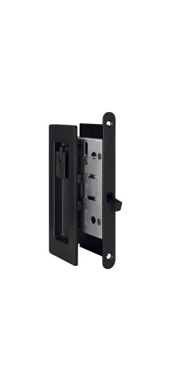 Защелка с ручками для раздвижных дверей SH.URB153.KIT011-BK (SH011 URB) BL-26 черный