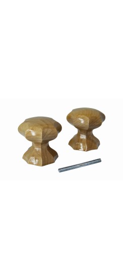 Ручка-кнопка фигурная Карел. береза