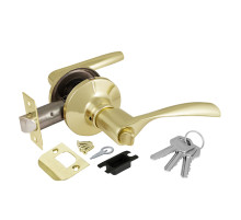 Ручка защелка DK610 PB-ET (6010 PB-E) (кл./фик.) золото