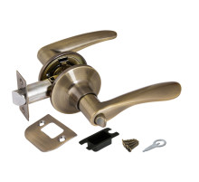 Ручка защелка DK620 AB-BK (6020 AB-B) (фик.) бронза