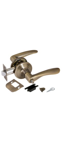 Ручка защелка DK620 AB-BK (6020 AB-B) (фик.) бронза