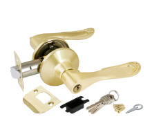 Ручка защелка DK630 SB-ET (6030 SB-E) (кл./фик.) мат.золото