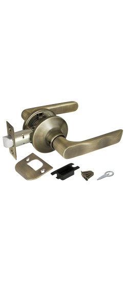 Ручка защелка DK624 AB-PS (6024 AB-P) (без фик.) бронза