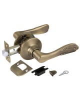 Ручка защелка DK633 MAB-PS (6033 MAB-P) (без фик.) мат.бронза