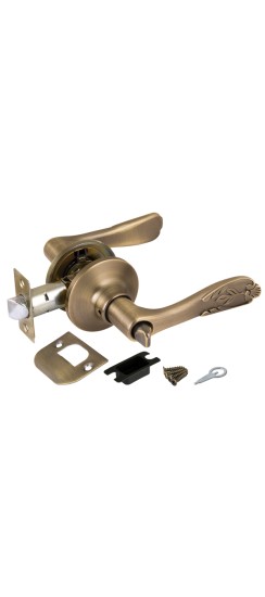 Ручка защелка DK633 MAB-BK (6033 MAB-B) (фик.) мат.бронза