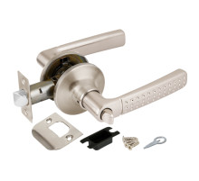 Ручка защелка DK626 SN-BK (6026 SN-B) (фик.) мат. никель