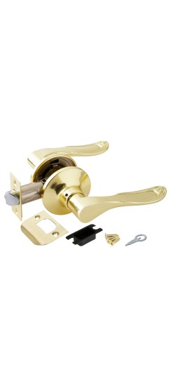 Ручка защелка DK630 PB-PS (6030 PB-P) (без фик.) золото
